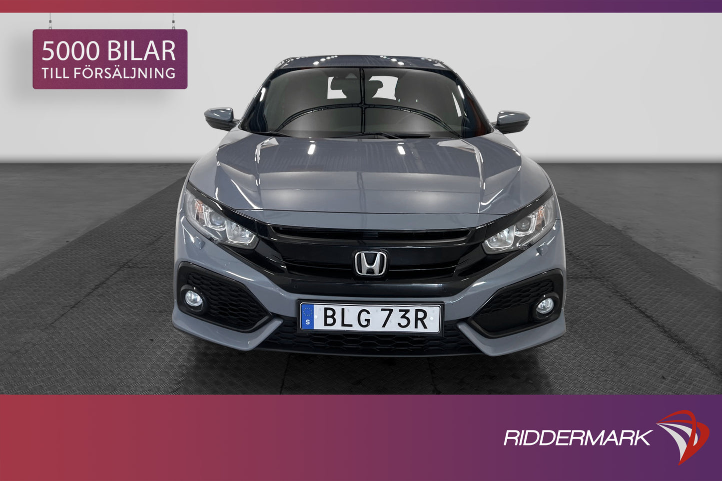 Honda Civic 1.0 126hk Elegance Backkamera Navi Ny Kamrem