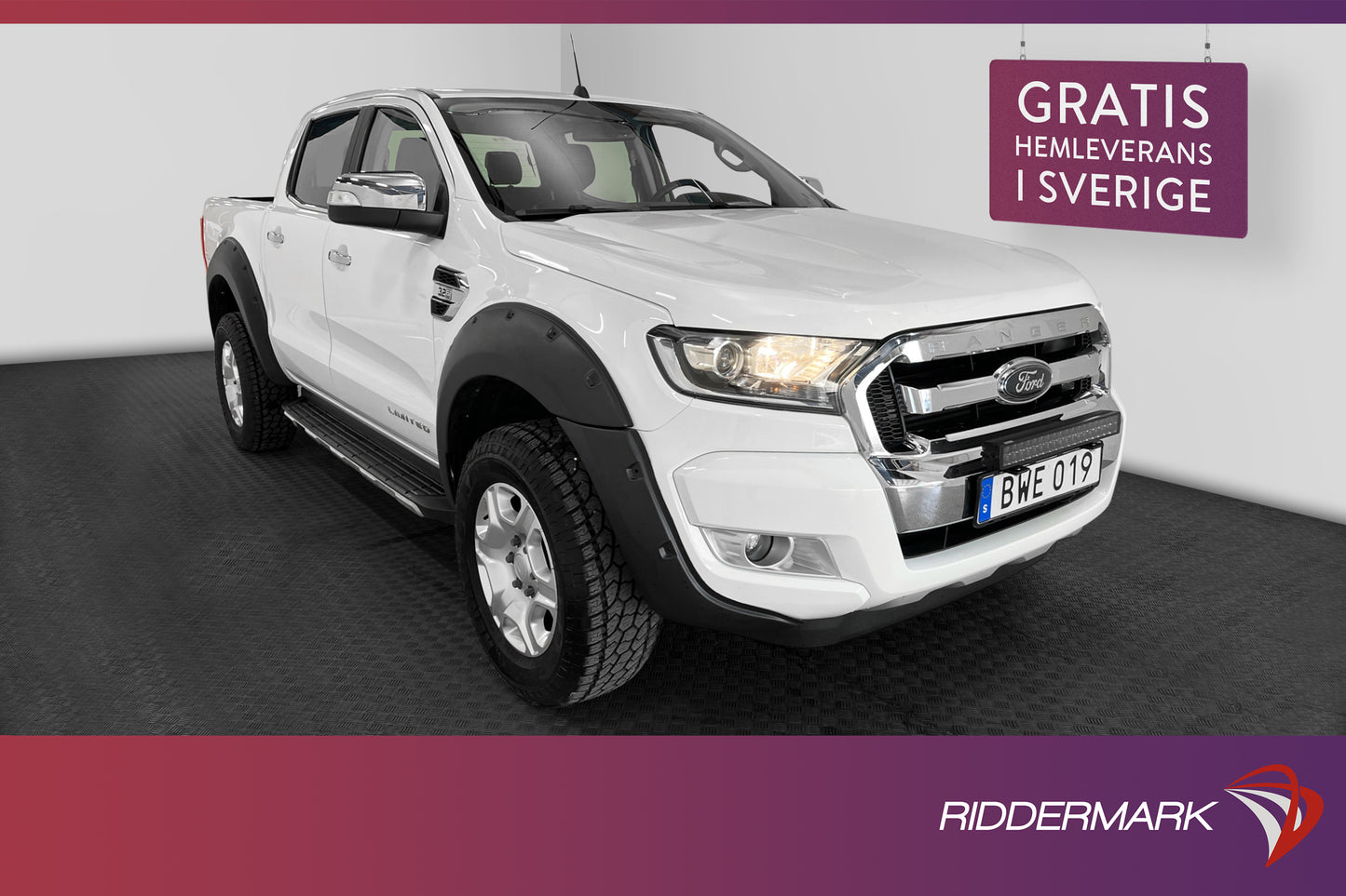 Ford Ranger Limited 3.2 200hk 4x4 Värmare Drag Skinn Moms