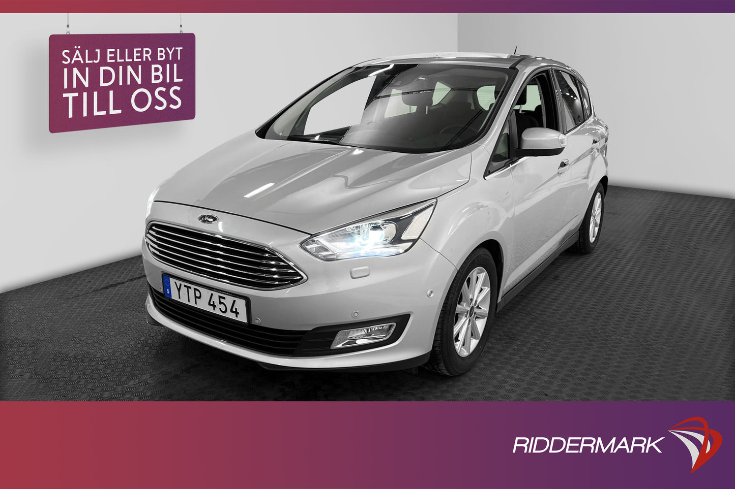 Ford C-Max 1.5 150hk Keyless P-sensorer Rattvärme Lågmil