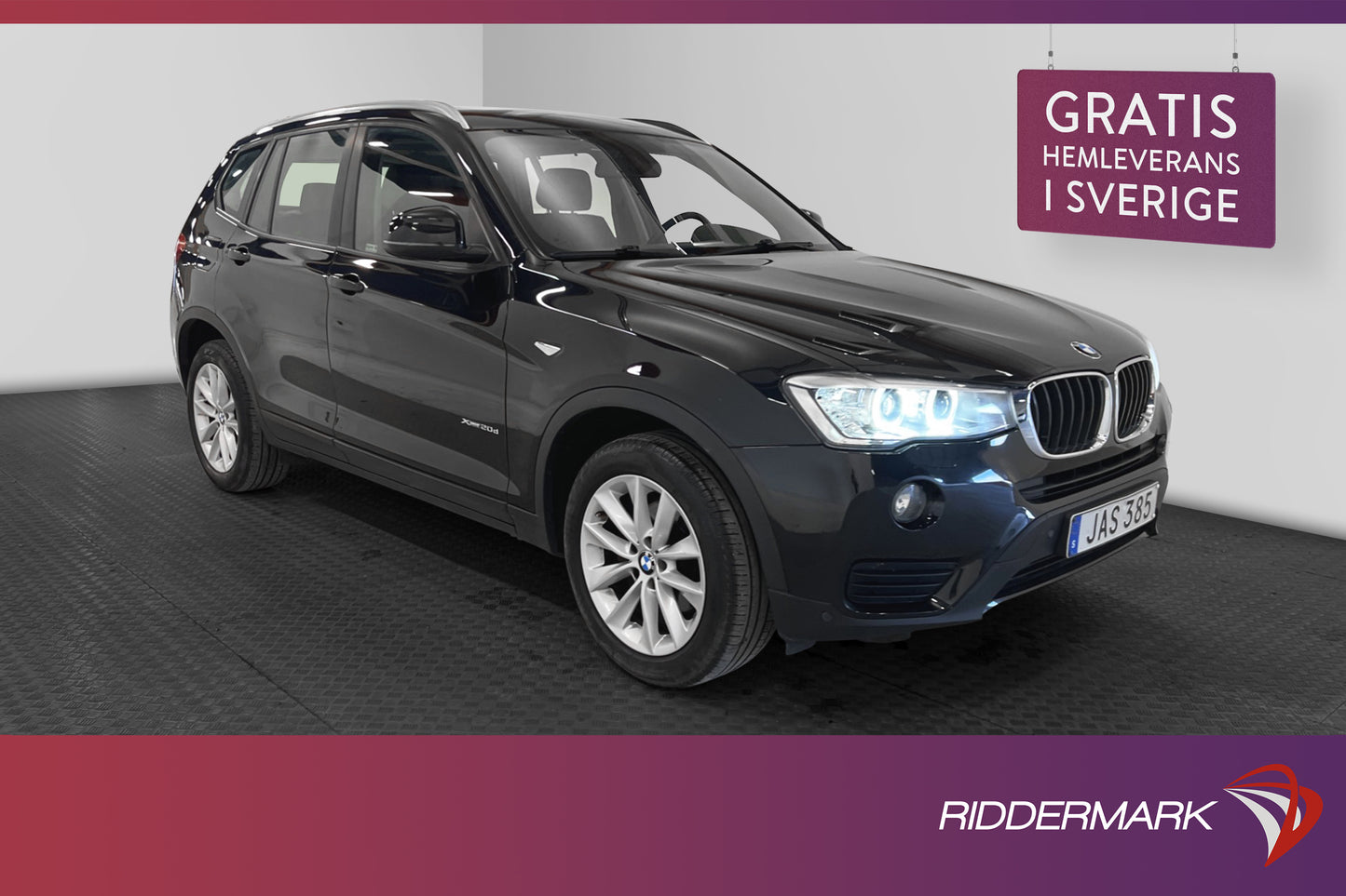 BMW X3 xDrive20d 190hk Pano H/K B-kamera Skinn D-värme Drag