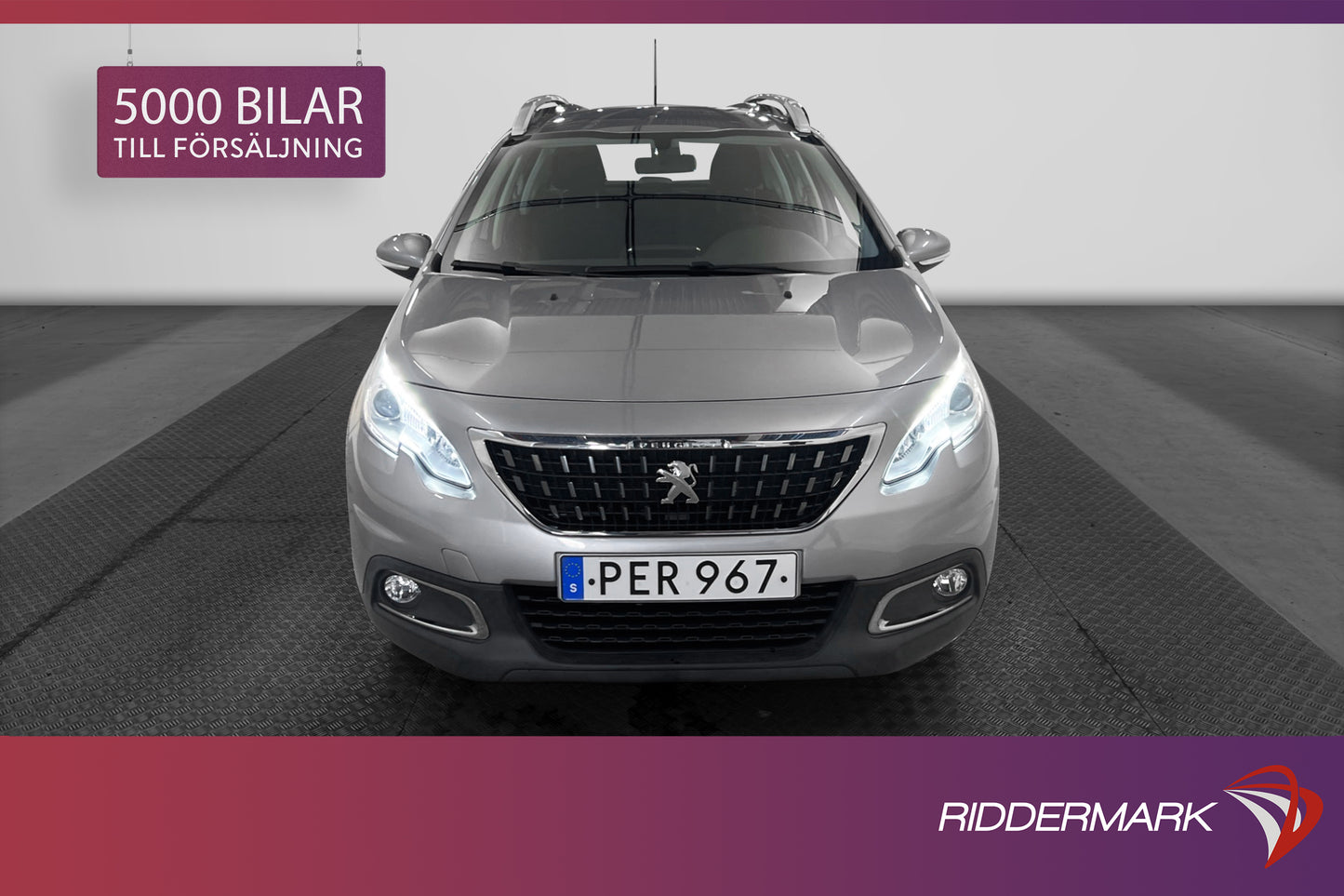 Peugeot 2008 1.2 VTi 82hk 1-brukare Euro 6 Välservad