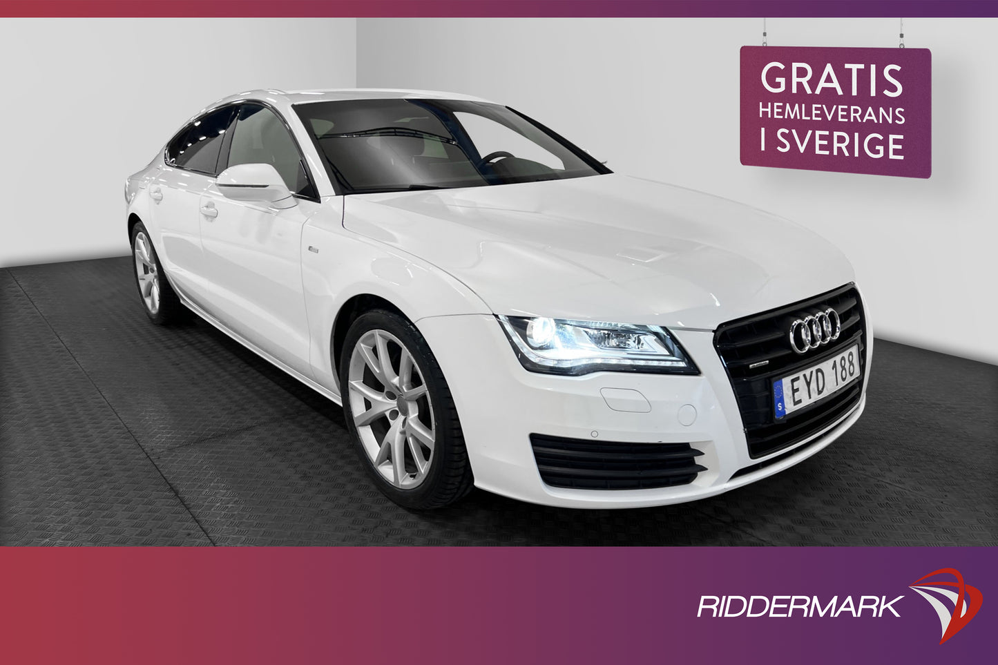 Audi A7 Sportback 3.0 TDI V6 Q 204hk S-Line Navi Sensorer