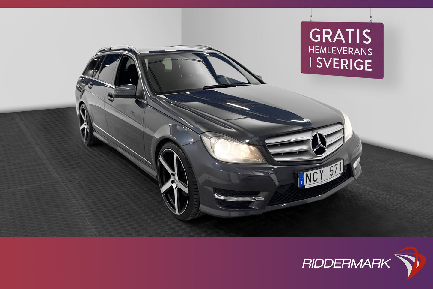 Mercedes-Benz C 200 T CDI AMG Sport Navi Drag Nyservad 136hk