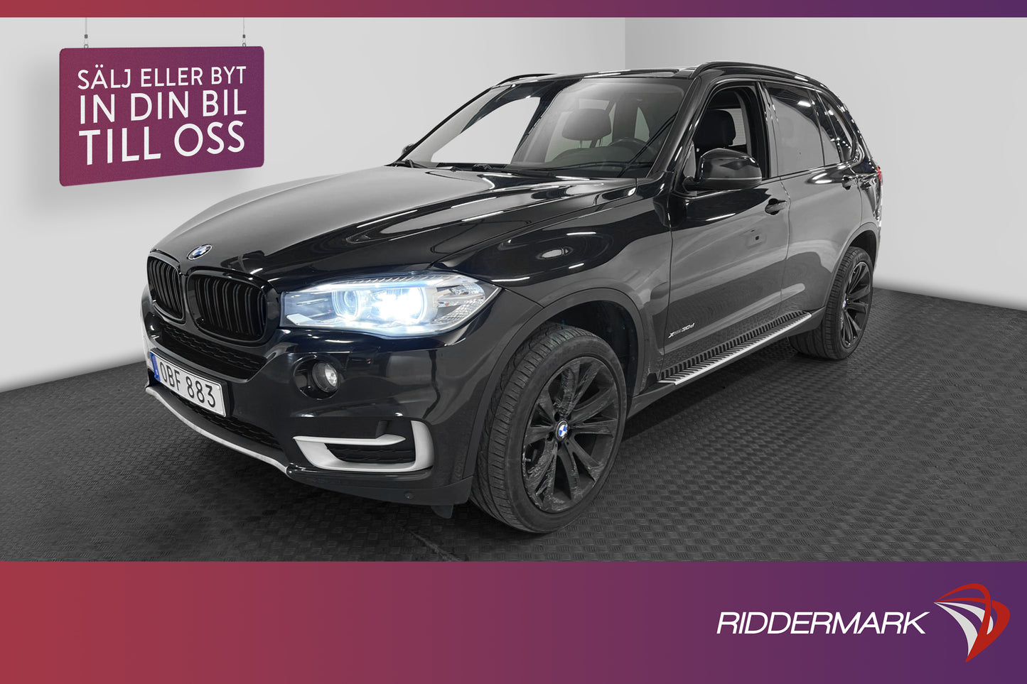 BMW X5 xDrive30d 258hk Pano Navi Kamera Skinn Drag Välservad