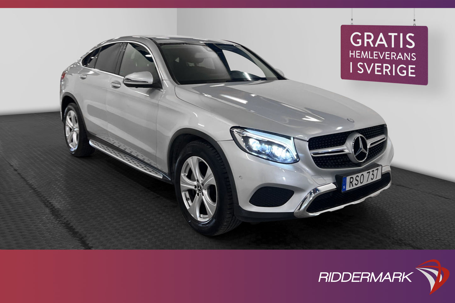 Mercedes-Benz GLC 220 d Coupé 4M D-värm Halvskinn 360° Drag