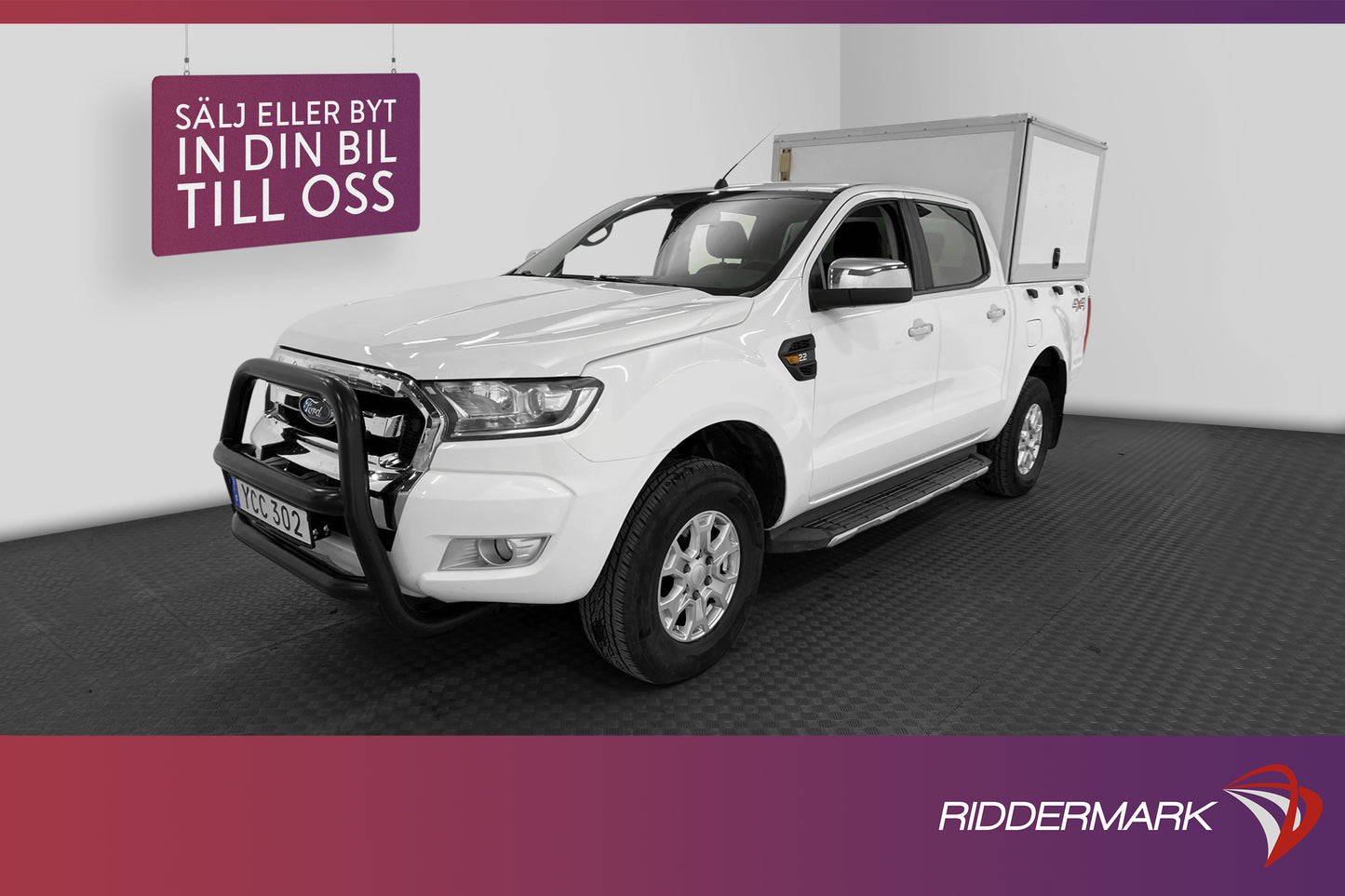 Ford Ranger 2.2 TDCi 4x4 Värmare Dragkrok Påbyggnad Moms