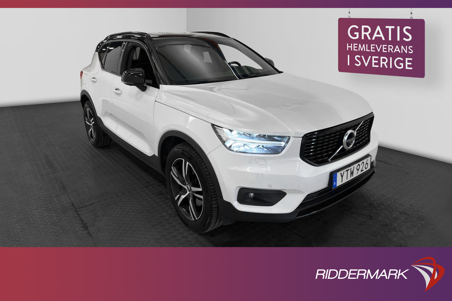 Volvo XC40 D4 AWD R-Design VOC Värmare 360° Pano Navi MOMS