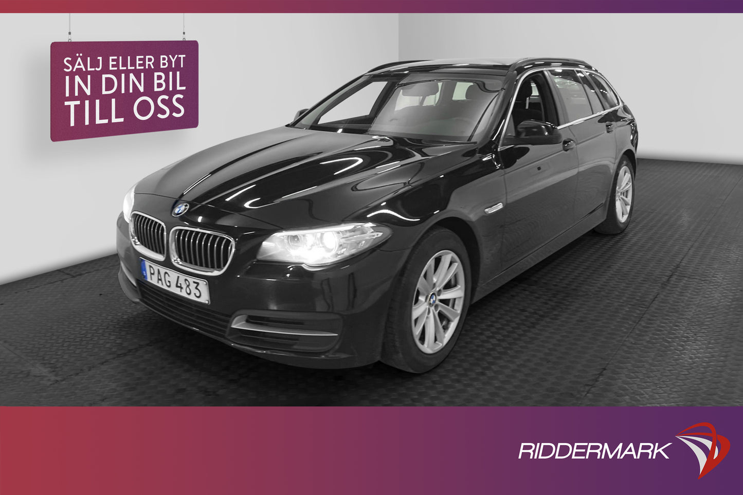 BMW 520 d Touring Steptronic 190hk P-sensor Euro 6 0,41l/mil