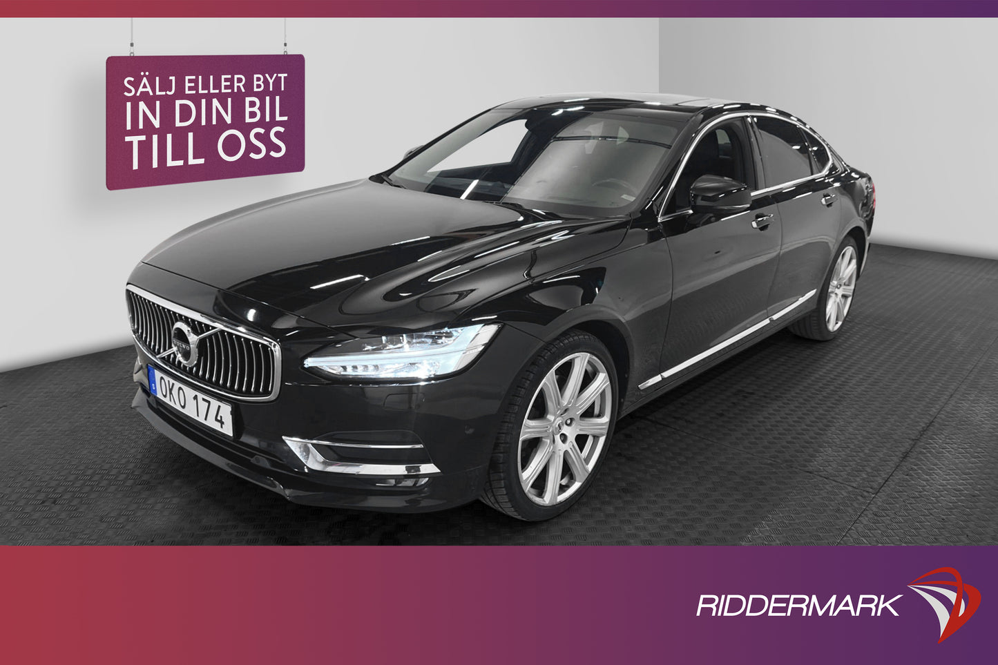 Volvo S90 D4 AWD 190hk Inscription B&W HUD Voc D-Värm Navi