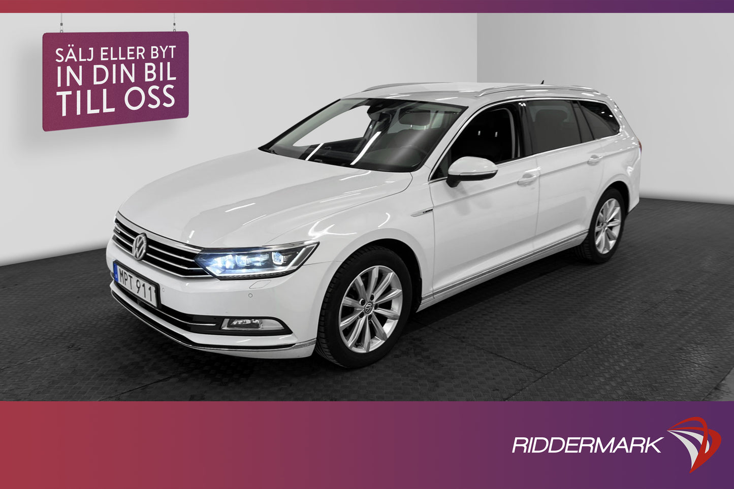 Volkswagen Passat 2.0 TDI 4M 190hk Värmare Skinn 360° Drag