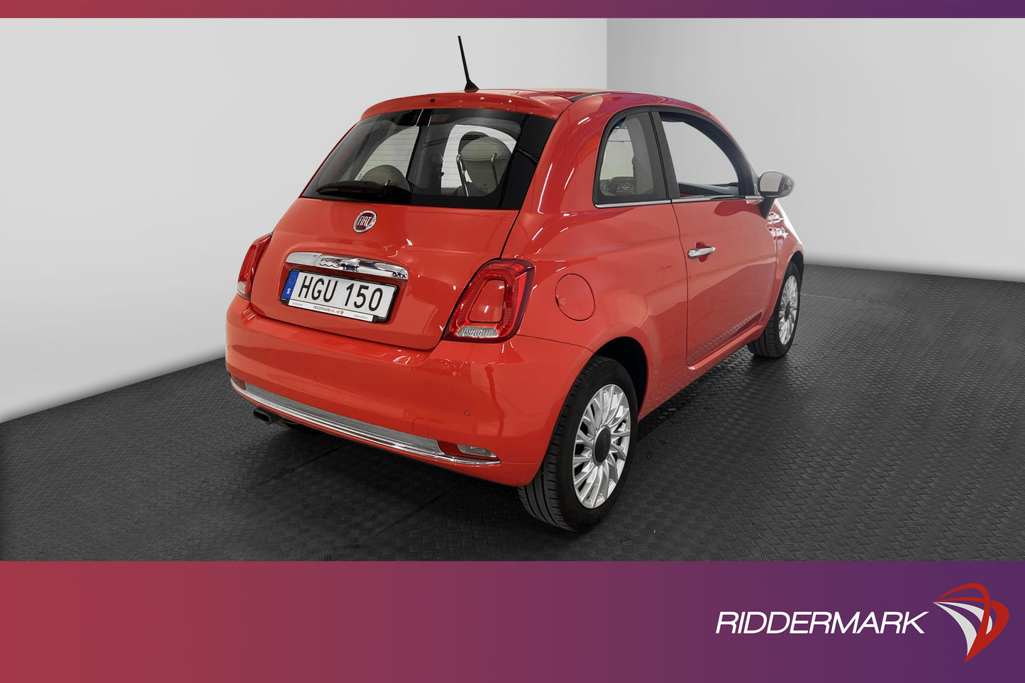 Fiat 500 1.2 8V 69hk Lounge Glastak Sensorer 0,61l/mil