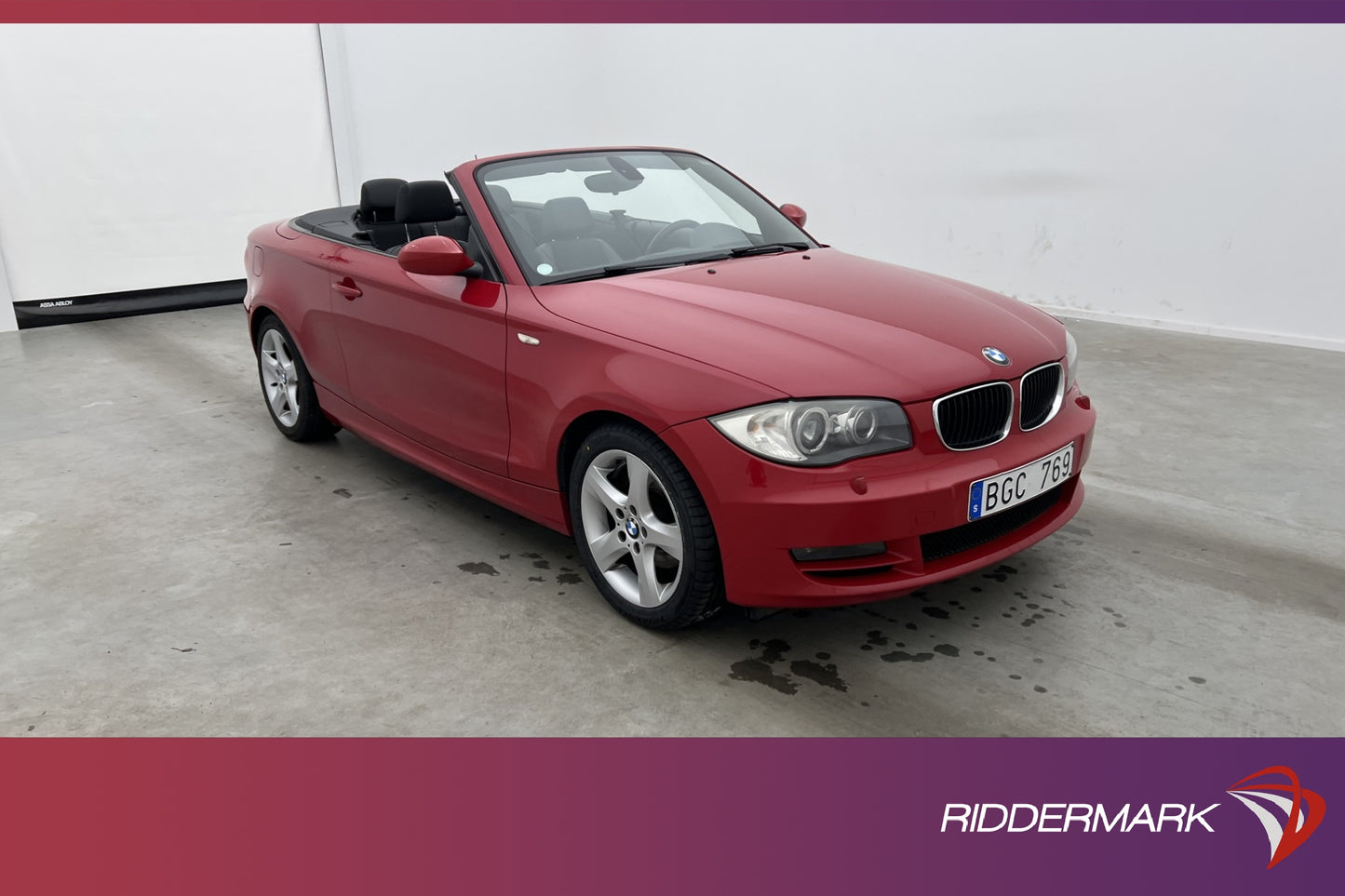 BMW 120i Cabriolet Advantage Sensorer Halvskinn Välservad