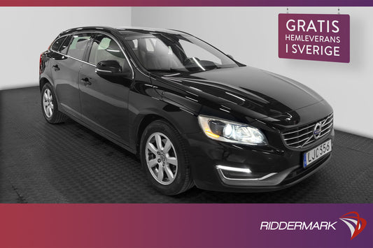 Volvo V60 D4 181hk Momentum VOC Värmare Skinn Välservad