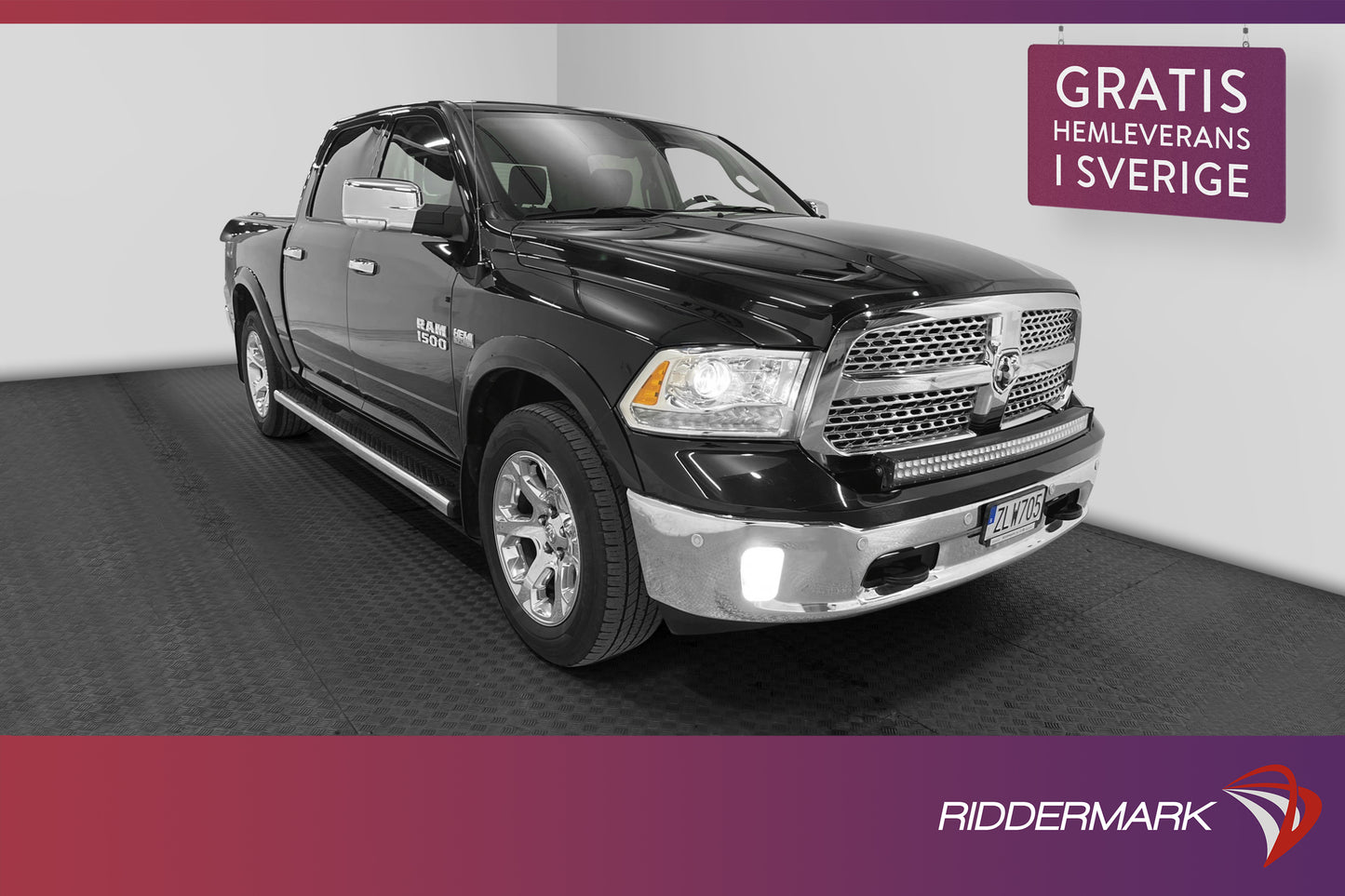 Dodge RAM Laramie 5.7HEMI 4x4 395hk Luftfjädring Drag Skinn