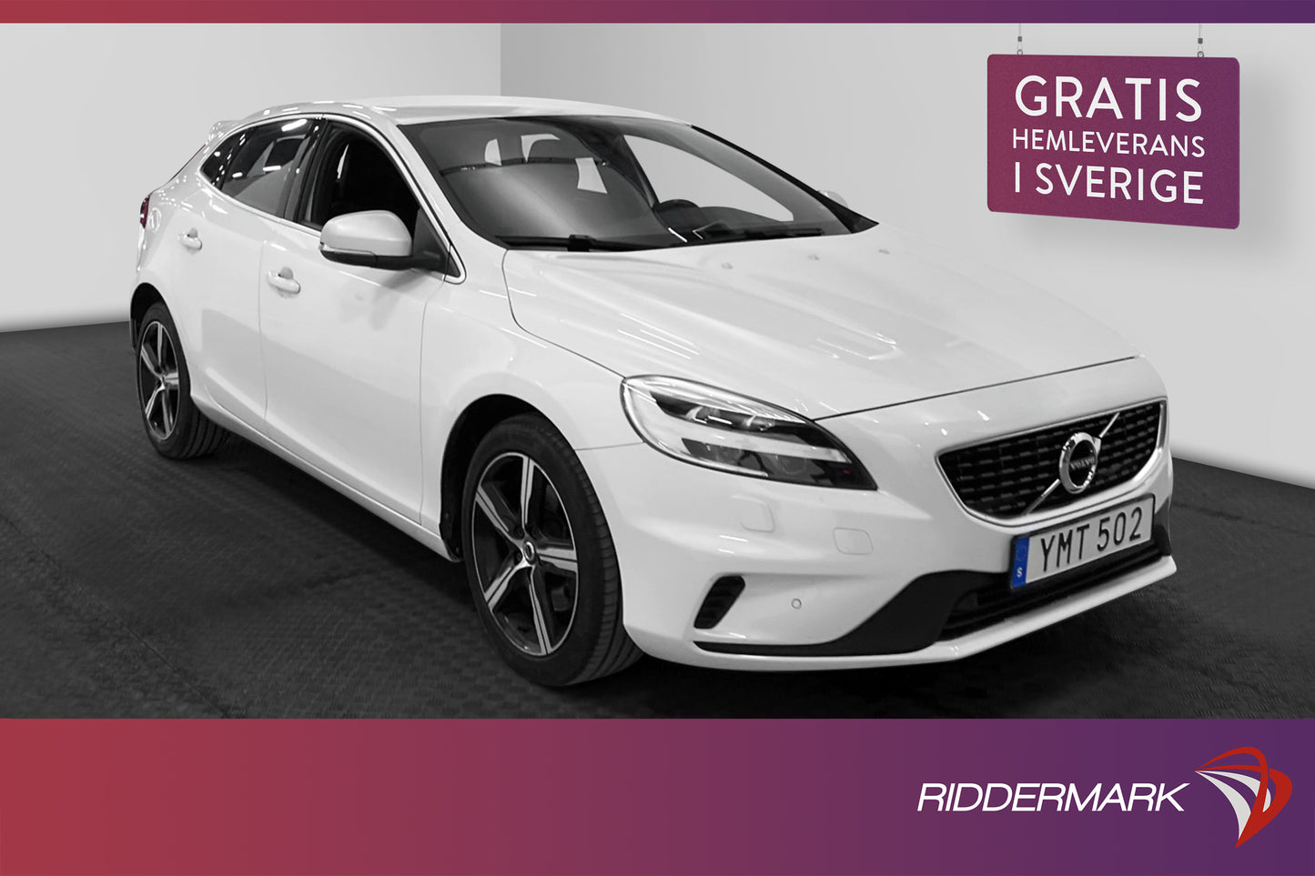 Volvo V40 T3 152hk R-Design Drag LED Navi VoC Värmare