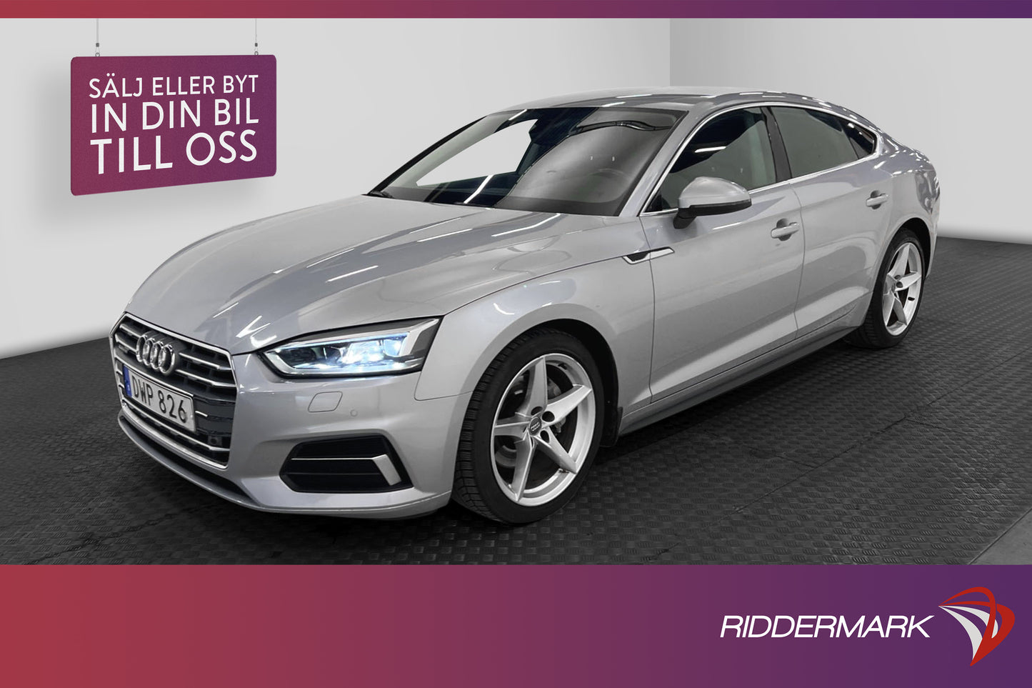 Audi A5 Sportback 2.0 TDI Quattro 190hk Proline Värmare Drag