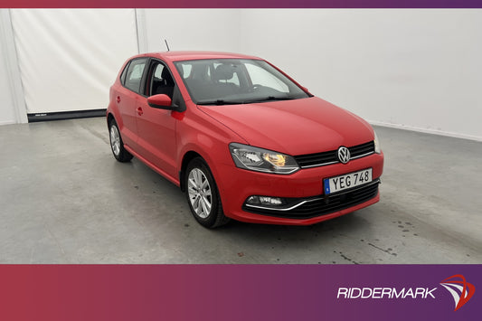 Volkswagen Polo 1.2 TSI 90hk Värmare Bluetooth Låg-Årsskatt