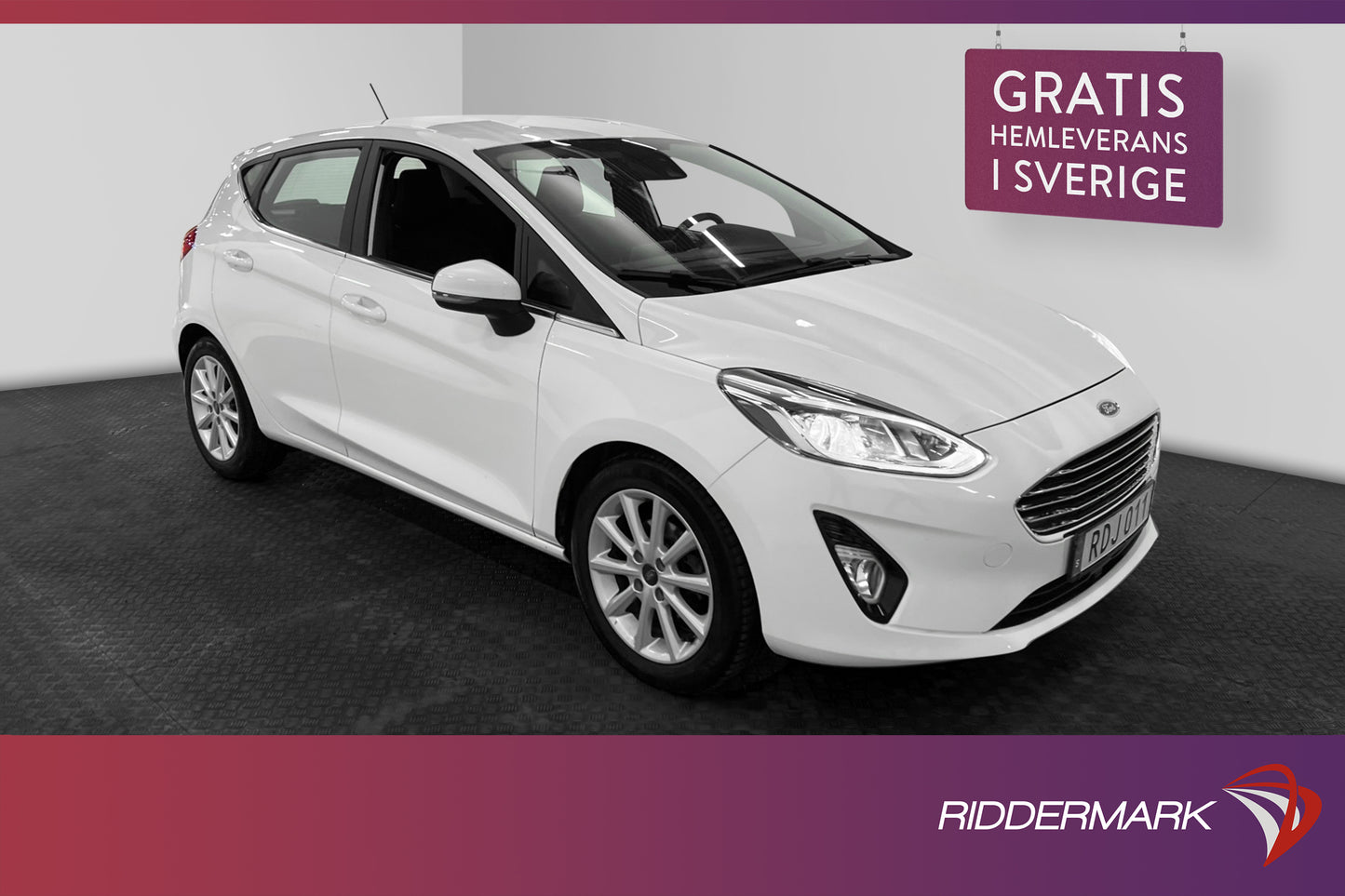 Ford Fiesta 1.0 EcoBoost 100hk Titanium Carplay Bluetooth