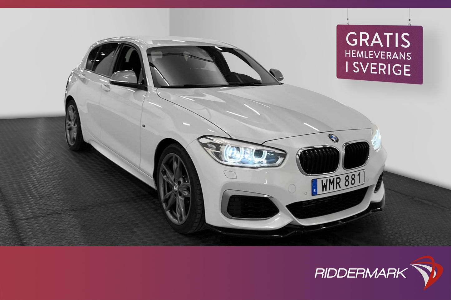 BMW M135i xDrive 326hk P-sensorer 18" Navi LED