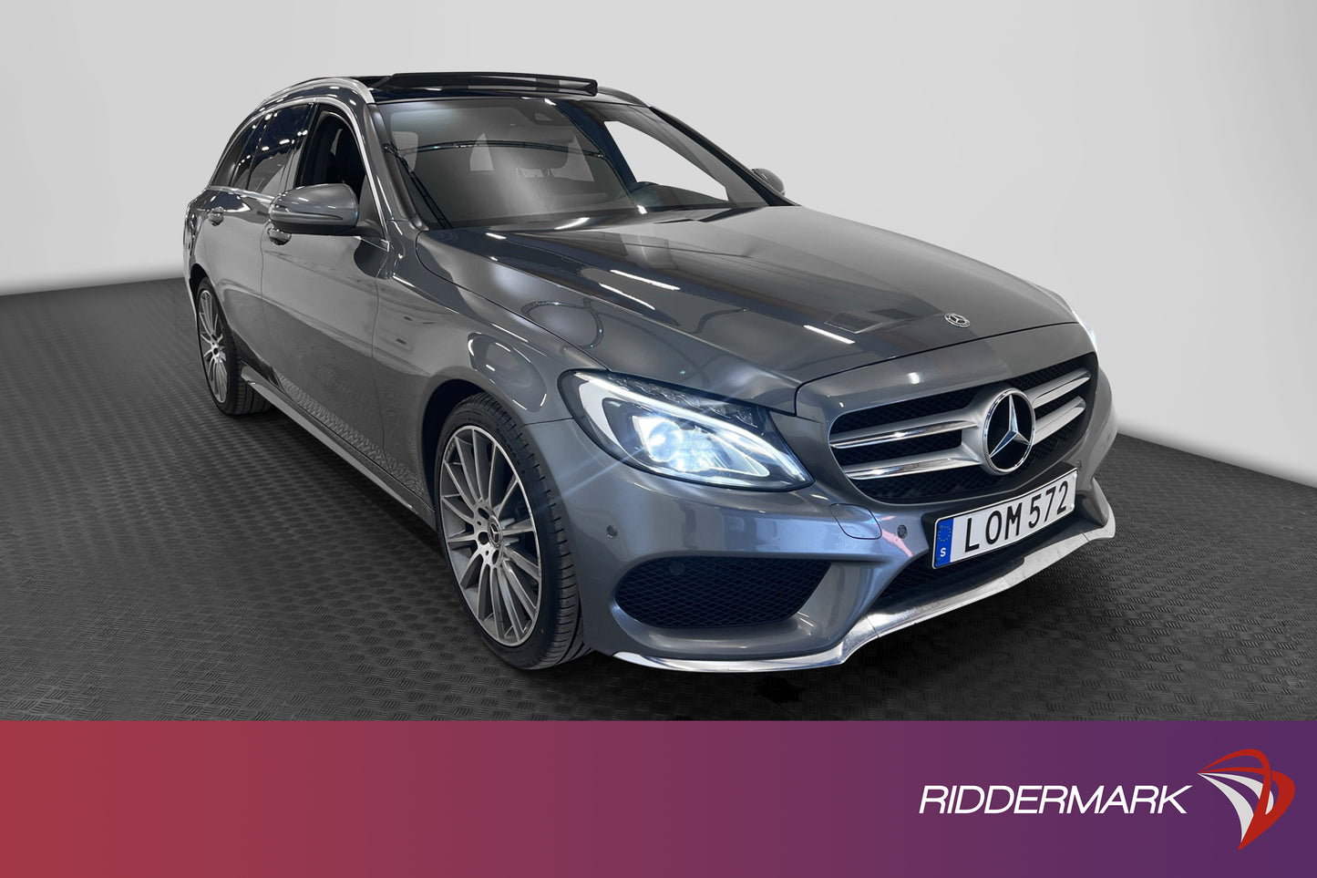 Mercedes-Benz C 220 d 4MATIC AMG Sport Panorama Drag Skinn