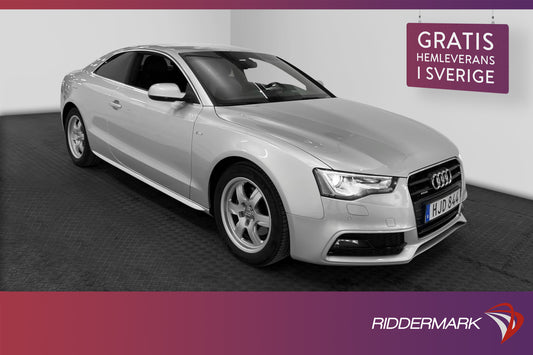 Audi A5 Coupé 2.0 TDI Quattro 177hk S-Line Sensorer Välserv