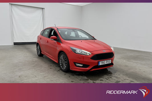 Ford Focus 1.0 EcoBoost 125hk ST-Line Sensorer 0,47L/mil