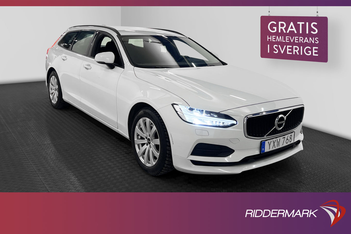 Volvo V90 D4 190hk AWD D-värm VOC Navi Dragkrok Välservad