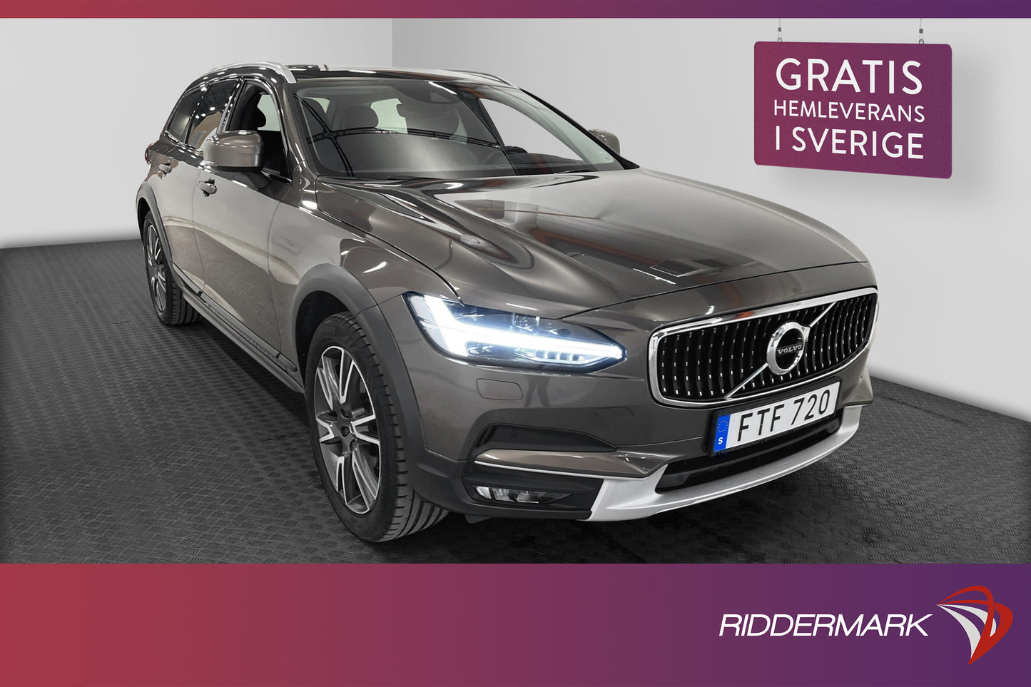 Volvo V90 CC D5 AWD 235hk PRO VOC Pano Värmare Kamera Drag