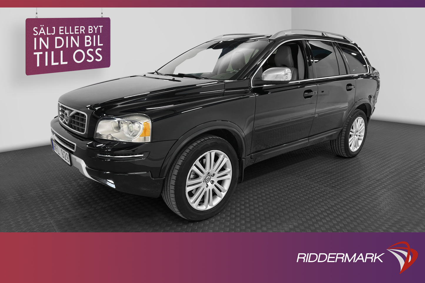 Volvo XC90 D5 AWD 200hk Summum 7-sits Taklucka Skinn Drag