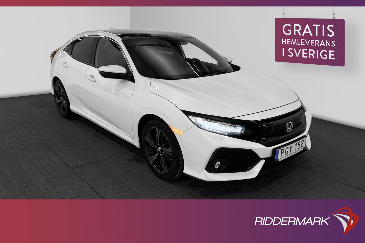 Honda Civic 1.0 CVT 129hk Executive Värmare Taklucka Kamera