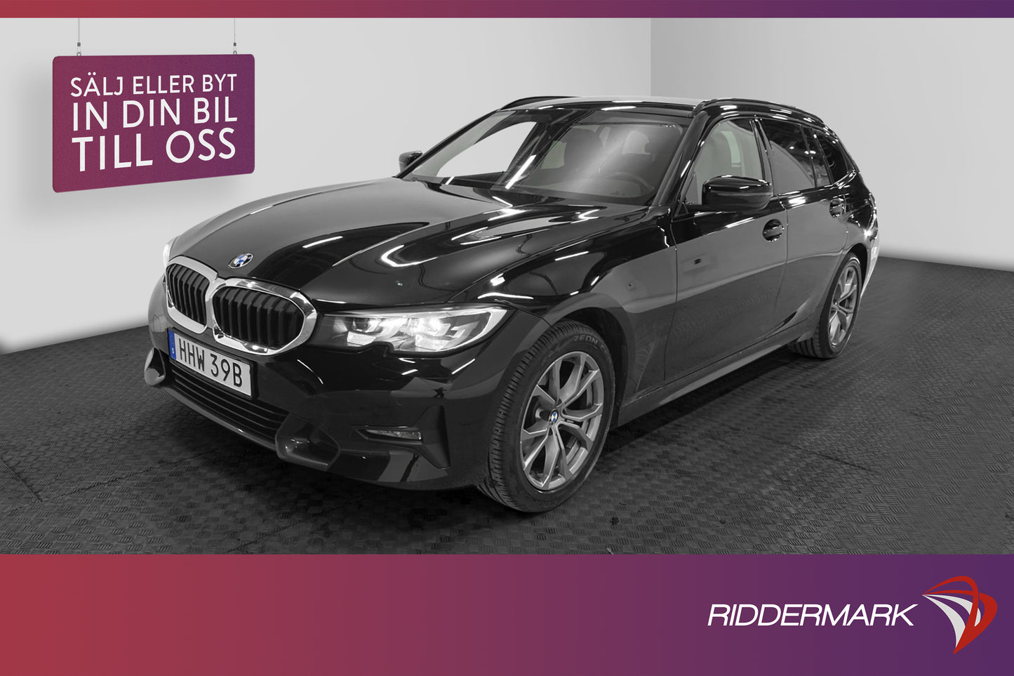 BMW 320 d xDrive 190hk Sport Line Navi D-värm Drag PDC