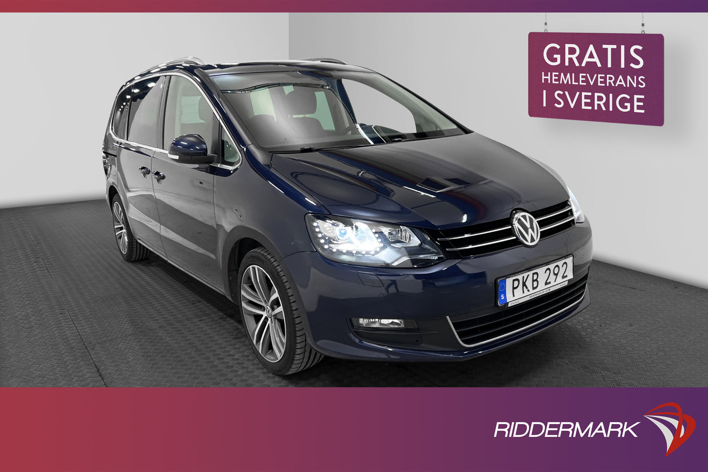 Volkswagen Sharan 2.0 TDI Premium 7-sits Pano D-värme 150hk