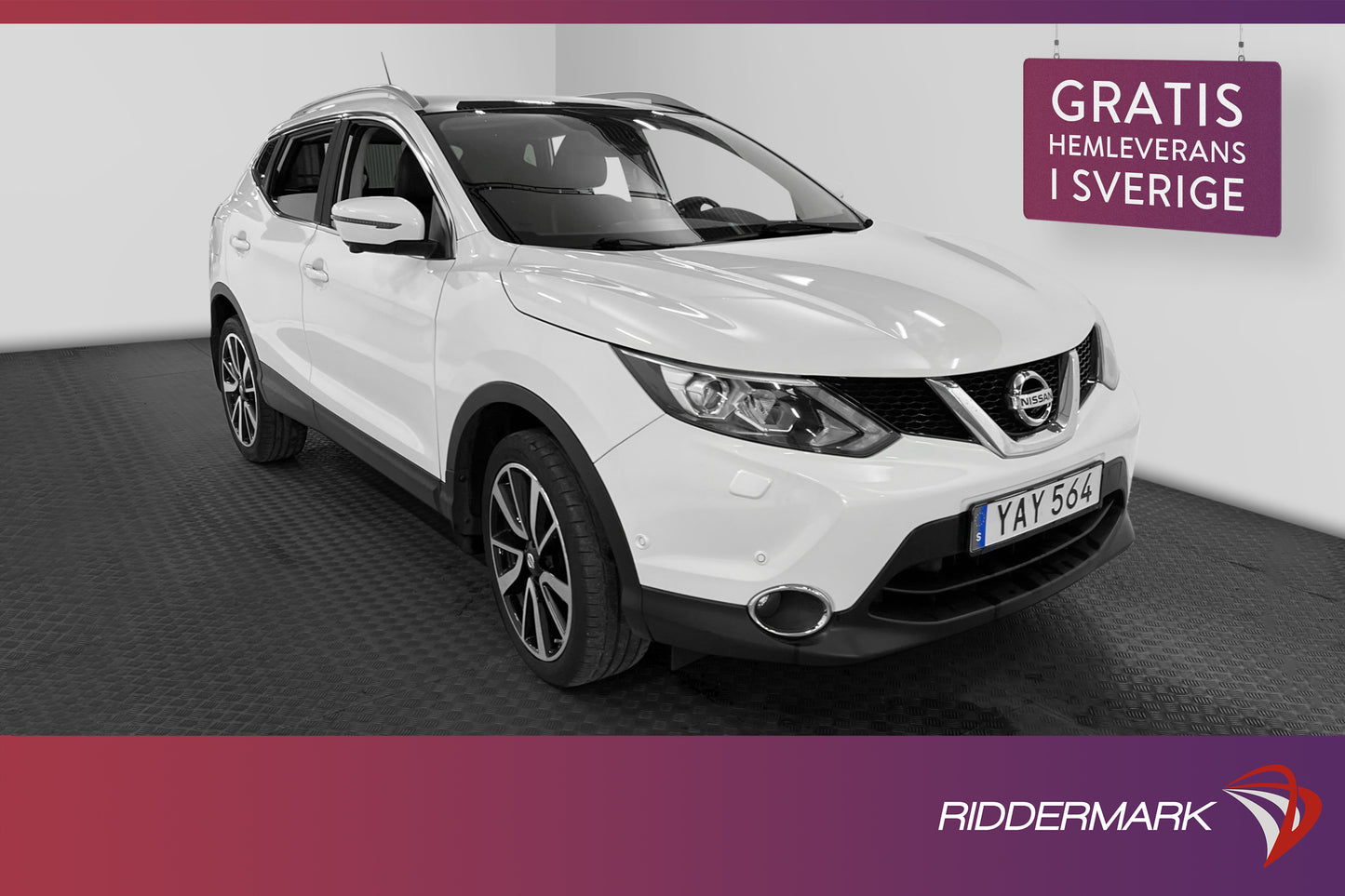 Nissan Qashqai 1.5 dCi 110hk Tekna Pano 360 View Navi