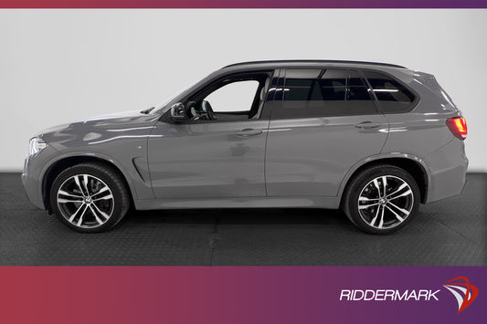 BMW X5 M50d 381hk M-Sport Pano Skinn Kamera Komfortstolar