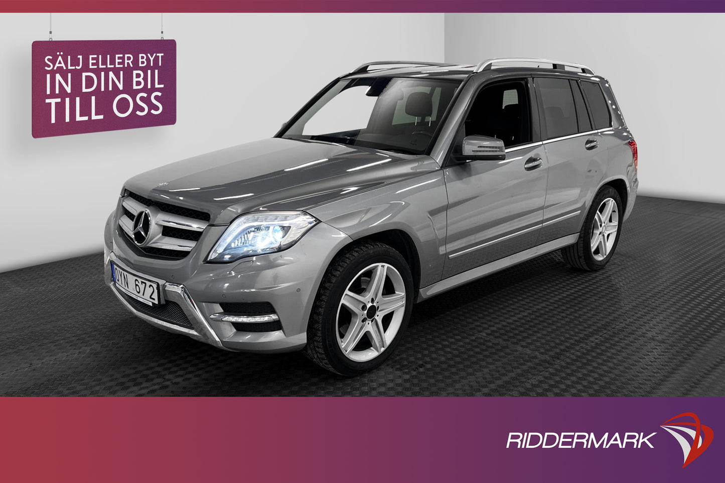 Mercedes-Benz GLK 220 CDI 4M AMG LÅGMIL Dragkrok Välservad