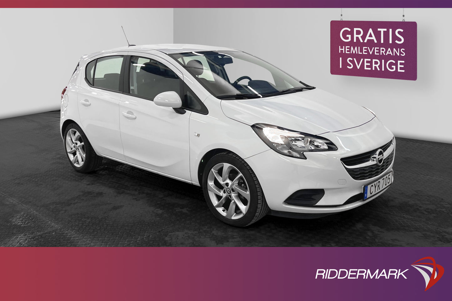 Opel Corsa 1.4 90hk Rattvärme Välservad Lågmilad