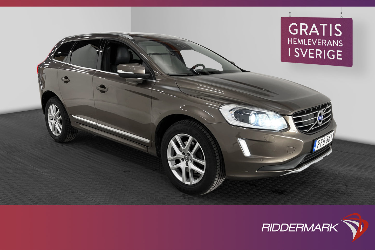 Volvo XC60 D4 AWD Summum VOC D-Värm Pano Drag Polestar 220hk