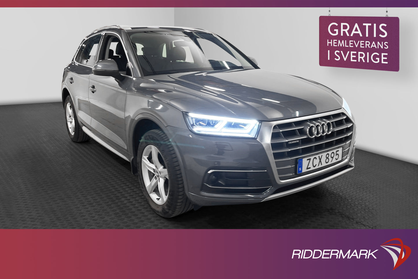 Audi Q5 2.0 TDI quattro 190hk Proline Skinn Drag 1-Brukare