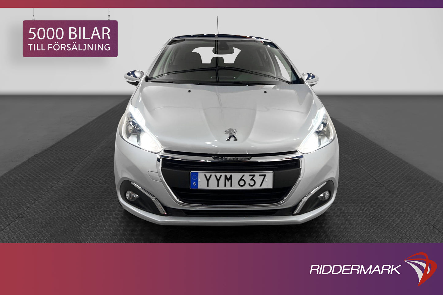 Peugeot 208 1.2 VTi 82hk Style Pano Sensorer CarPlay Välserv