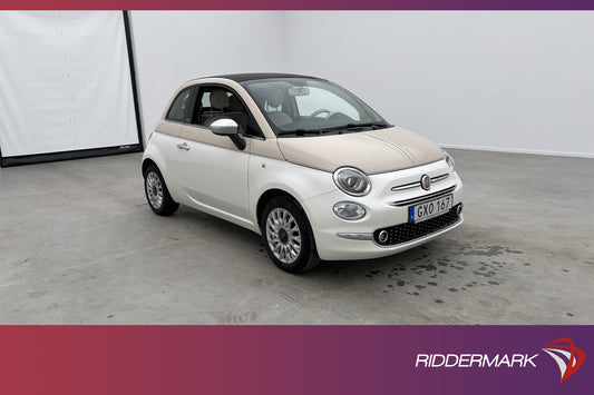 Fiat 500C Cab 1.2 69hk 60th Anniversary Sensorer Skinn