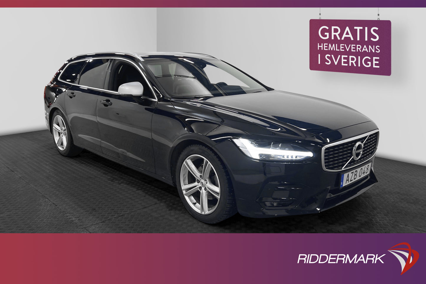 Volvo V90 D4 AWD R-Design VOC Värmare Kamera Navi BLIS Drag