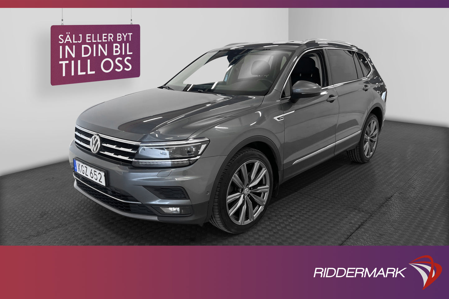 Volkswagen Tiguan Allspace 4M 7-Sits Cockpit Värmare Dragpkt