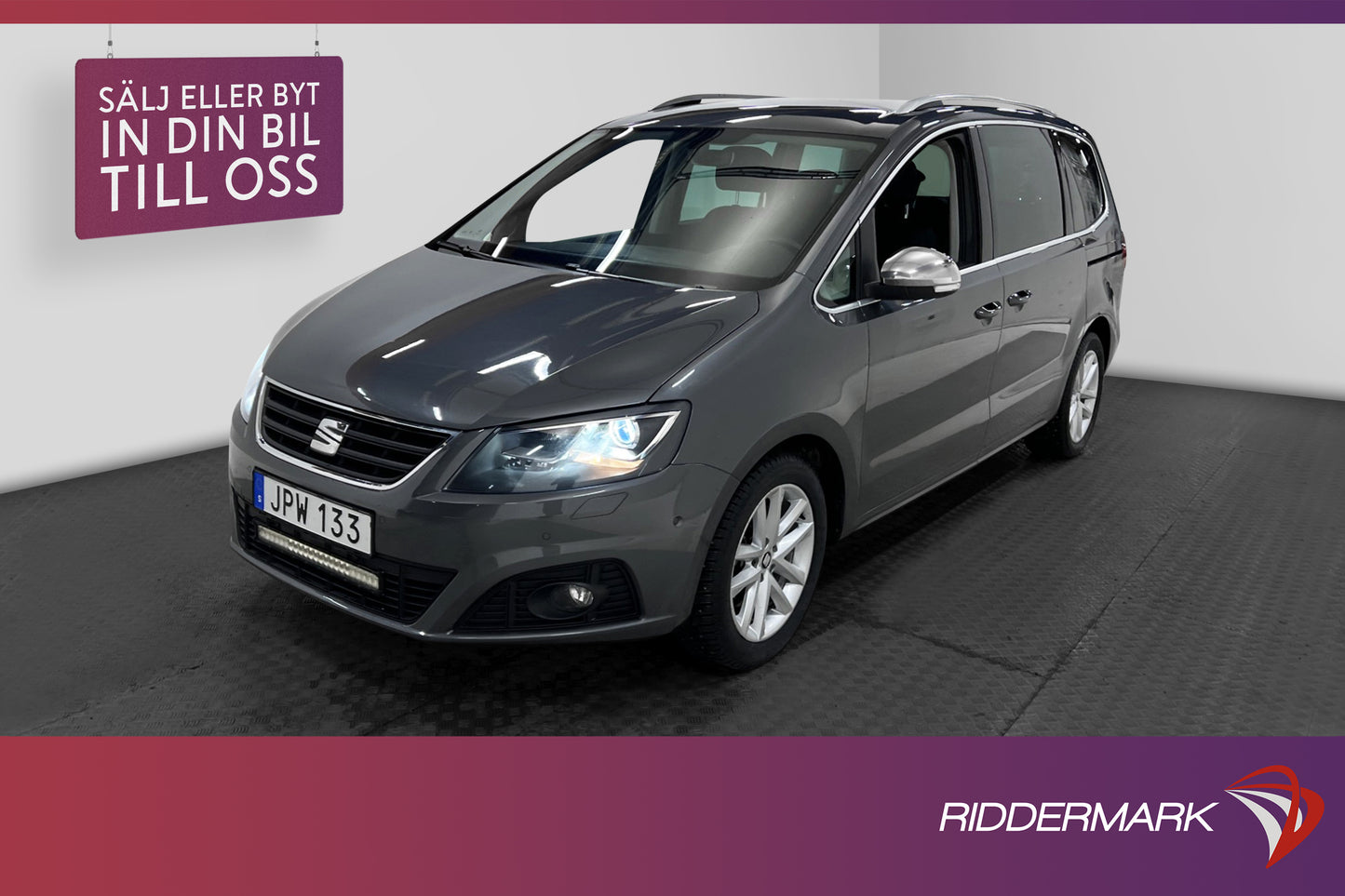 SEAT Alhambra 2.0 TDI 184hk El-Dörrar 7-Sits D-Värm B-Kamera