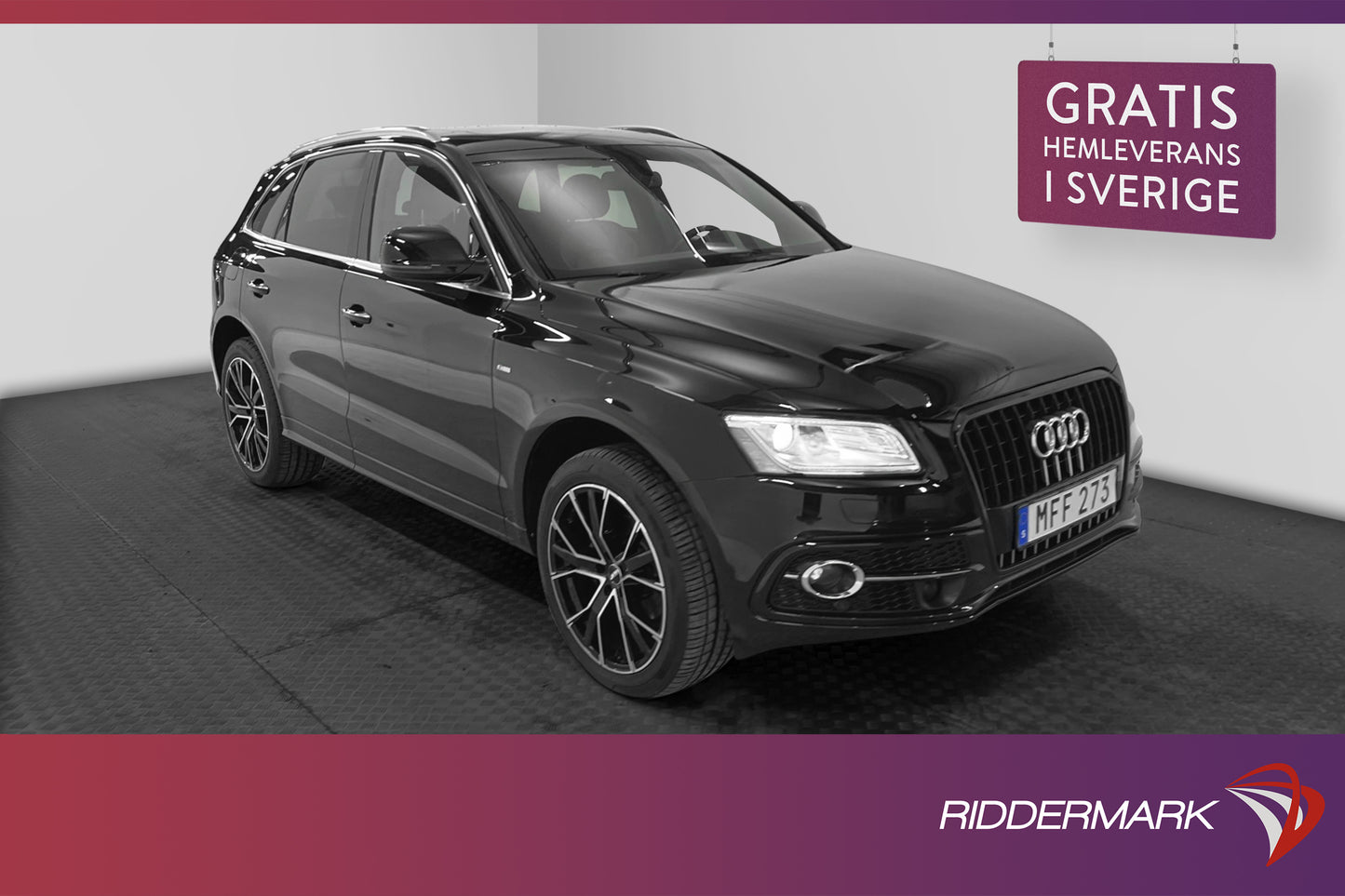 Audi Q5 Quattro 190hk S-Line Pano Design Skinn Kamera Navi