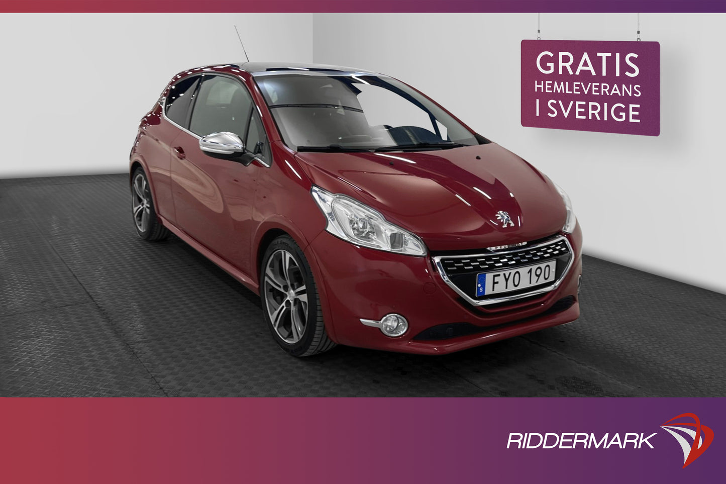 Peugeot 208 GTi 1.6 THP 200hk Pano JBL Värmare Skinn Drag