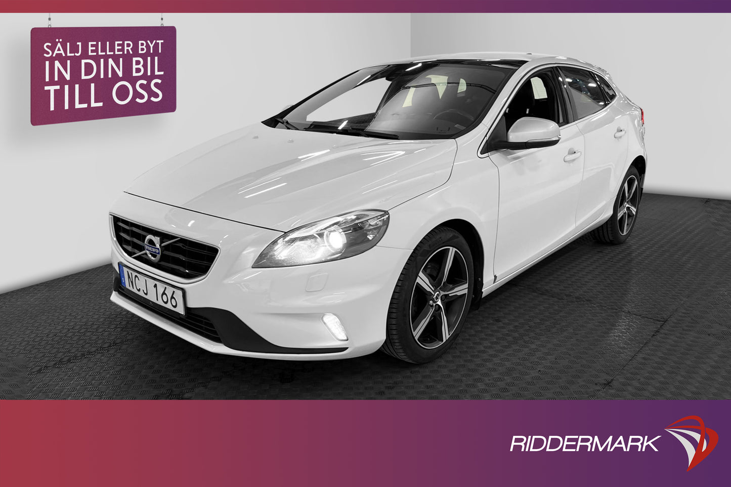 Volvo V40 D2 120hk R-Design D-Värmare Pano VOC Bytt kamrem