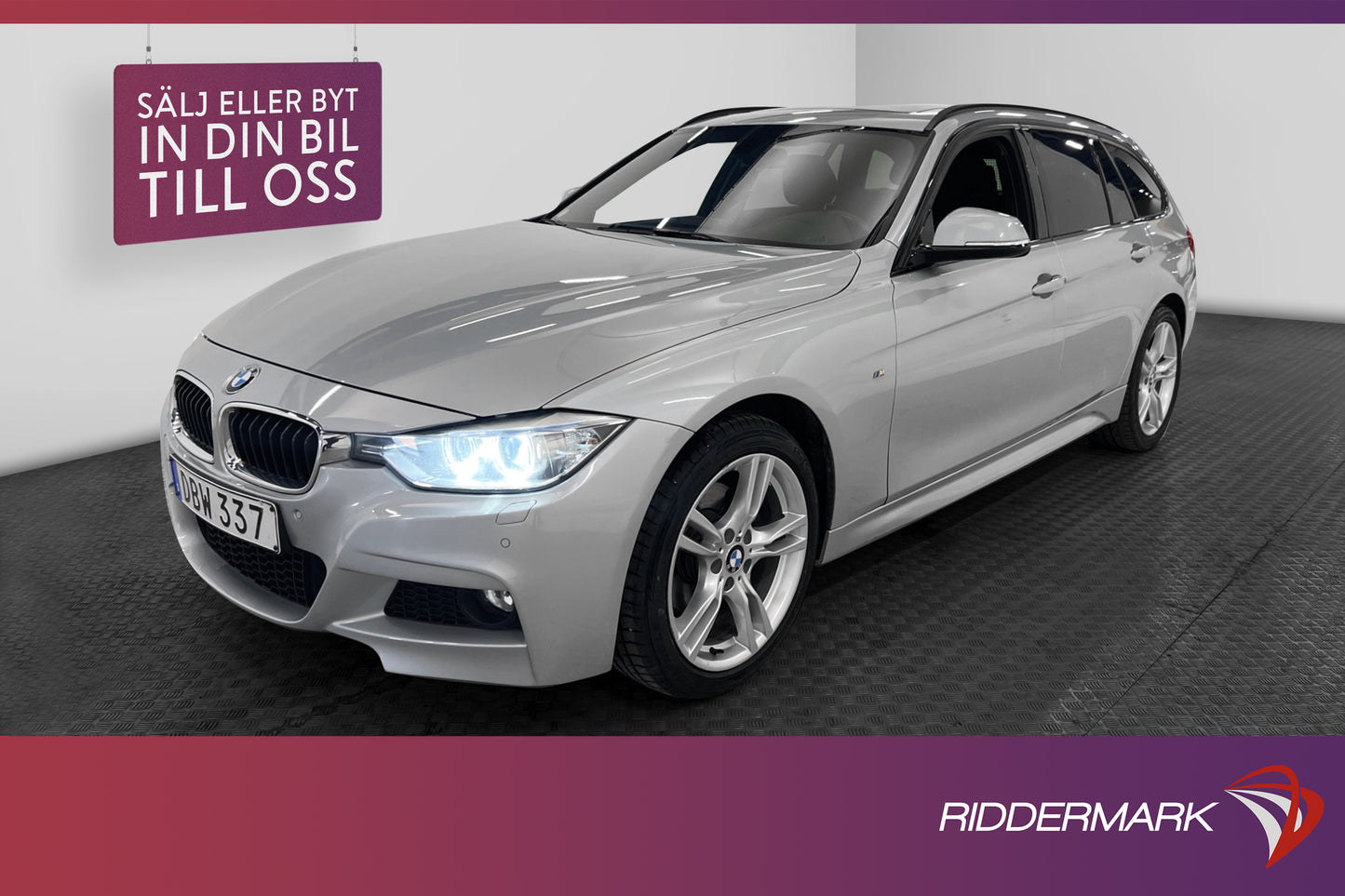 BMW 320d xDrive 184hk M Sport Pano Navi Drag 1-Brukare