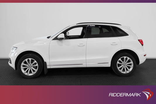 Audi Q5 2.0 TDI quattro Design Pano Drag Skinn/Alcantara PDC