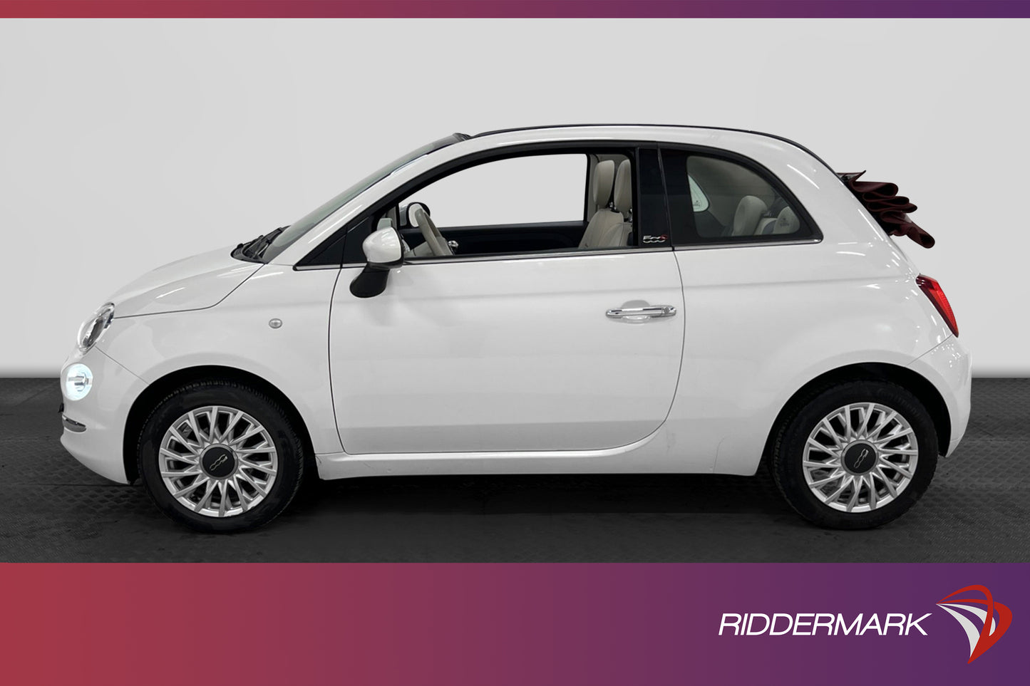 Fiat 500C 1.2 8V 69hk Lounge Värmare Sensorer  0.49L/mil