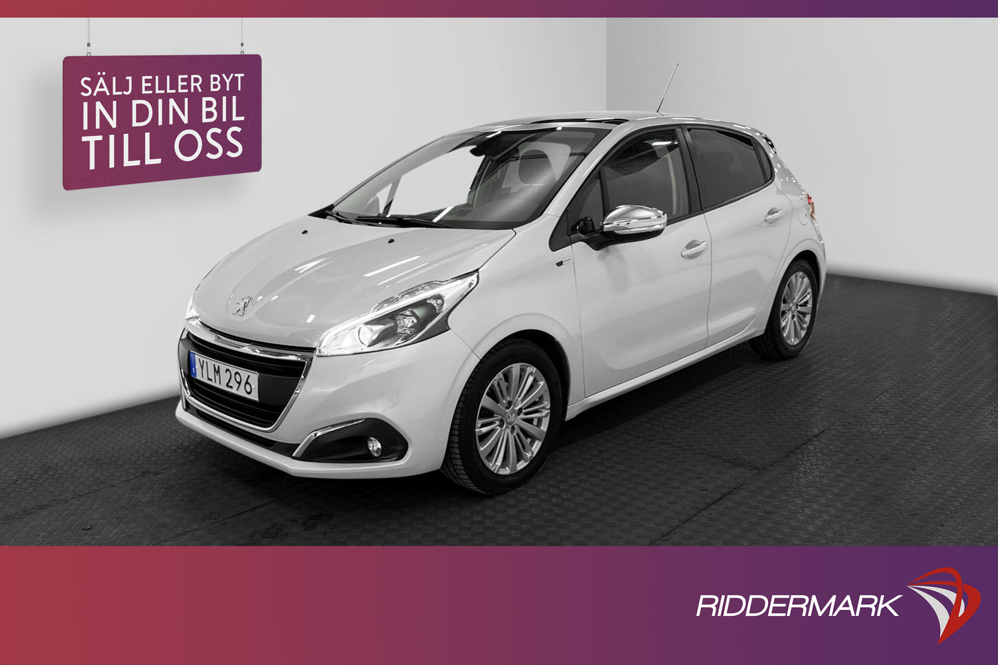 Peugeot 208 1.2L PureTech 82 hk Nyservad P-sensorer